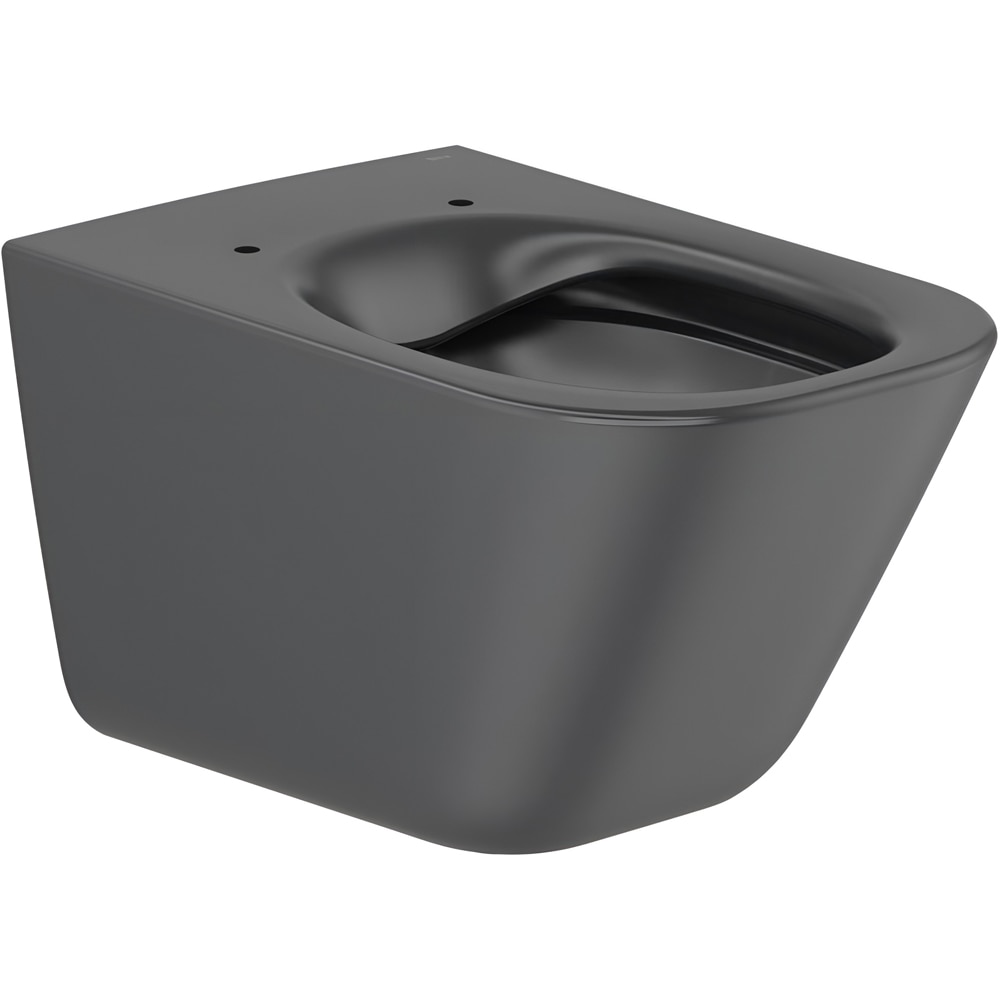 Vas WC ROCA Gap A34H735080, portelan, 34.7 x 54 x 34.5 cm, negru