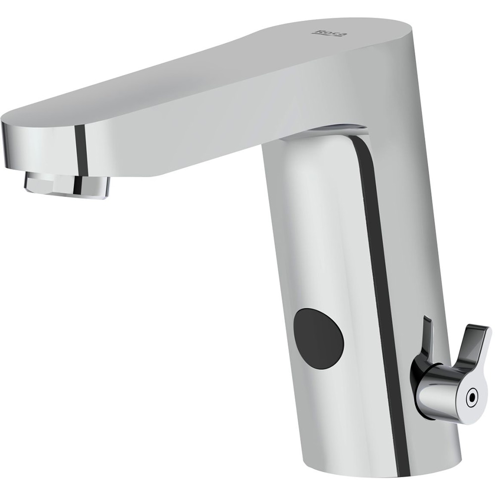 Baterie lavoar ROCA L30-E A5A5809C00, cu senzor, alama, crom