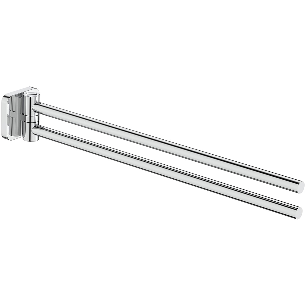 Suport prosop dublu ROCA Victoria A817885C00, brate pivotante, crom