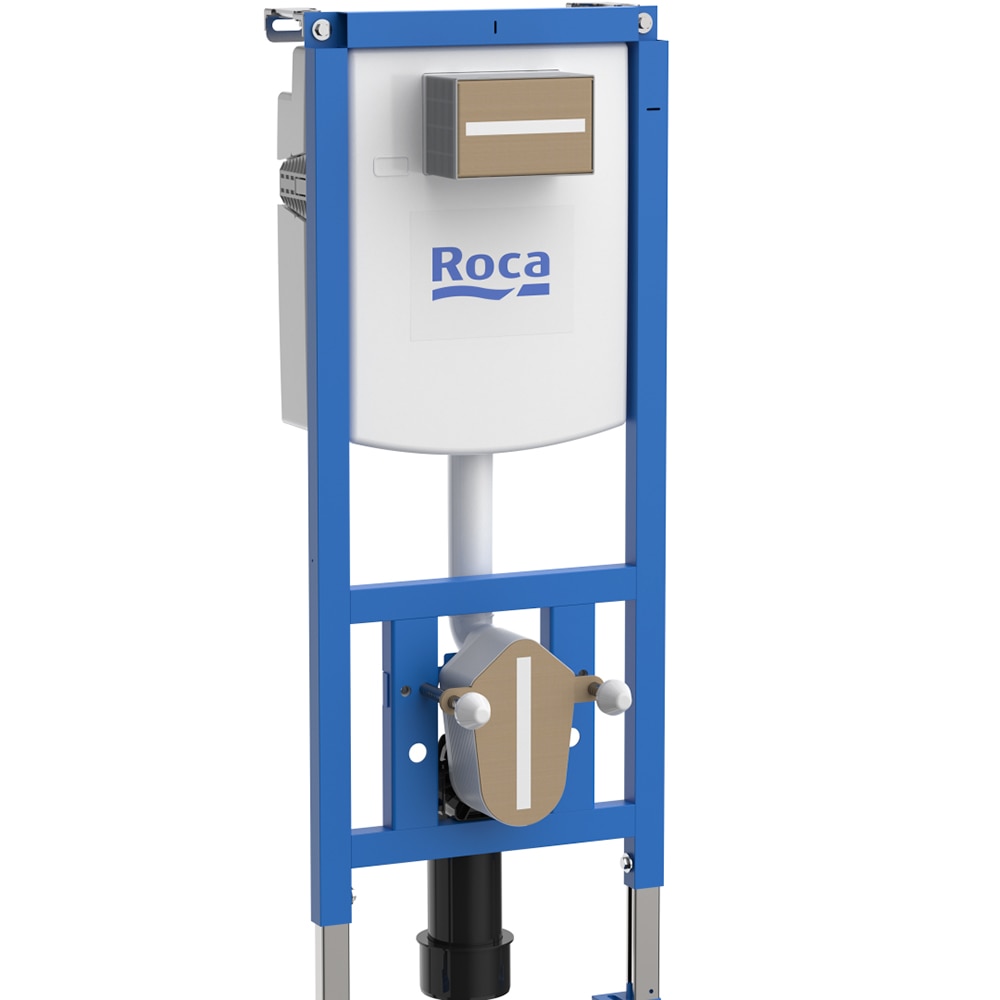 Set vas WC ROCA Duplo S Nexo PS3 A893107730, ceramica, evacuare orizontala, rezervor 3/6 l, capac SoftClose, alb