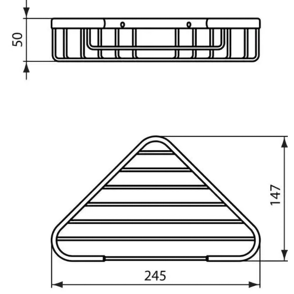 Raft de colt IDEAL STANDARD IOM A9105AA, crom