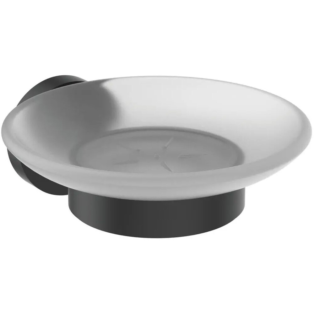 Savoniera cu suport IDEAL STANDARD IOM A9122XG, negru mat