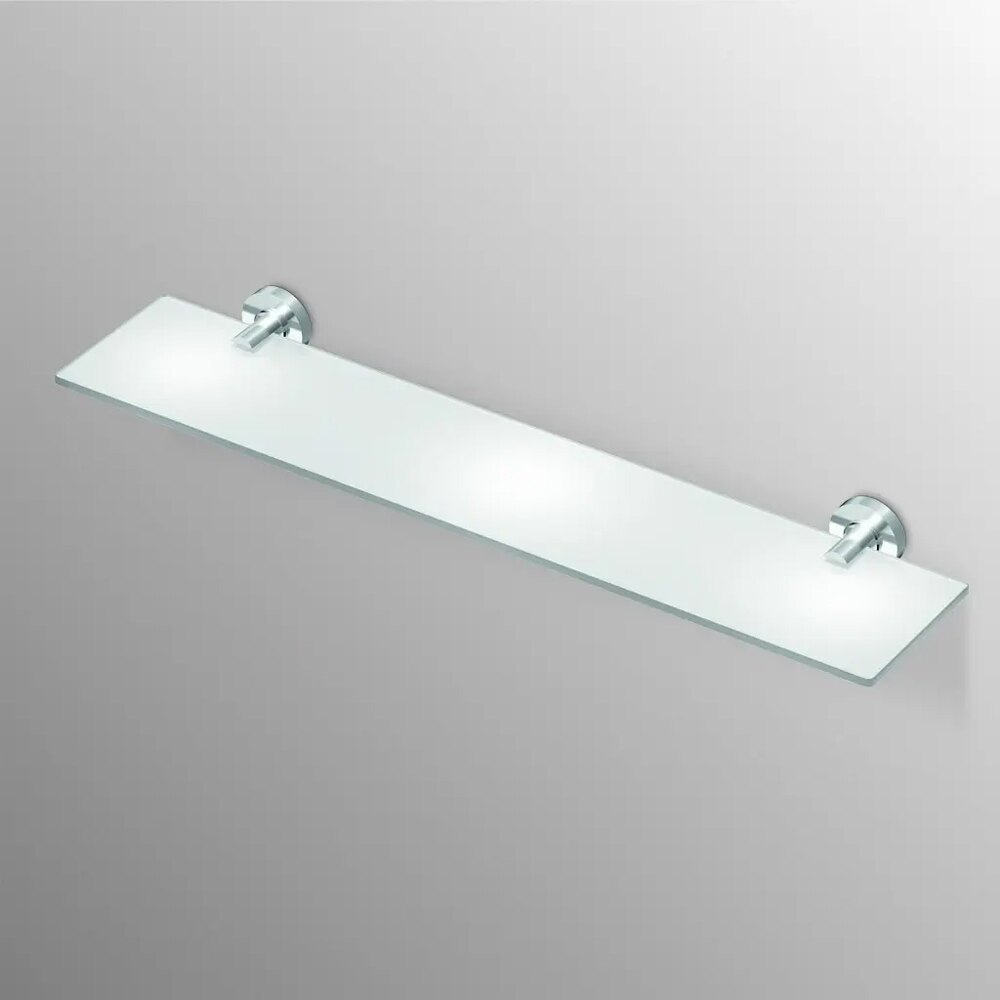 Etajera baie IDEAL STANDARD IOM A9124AA, sticla, 52 cm, crom