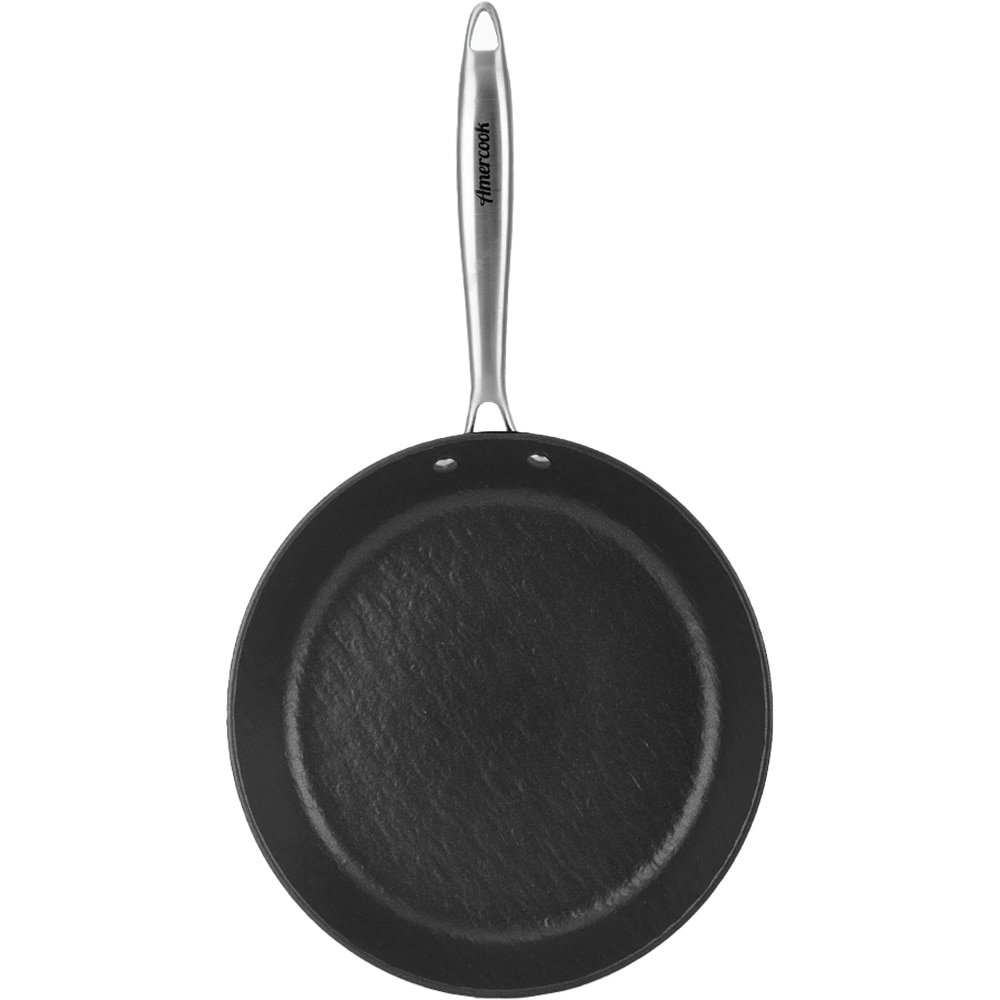 Set tigai AMERCOOK Rockstone AC0101244.03SS, 2 piese, 22-26cm, aluminiu forjat, negru