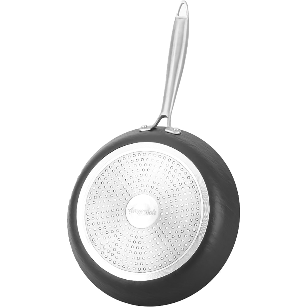 Set tigai AMERCOOK Rockstone AC0101244.03SS, 2 piese, 22-26cm, aluminiu forjat, negru