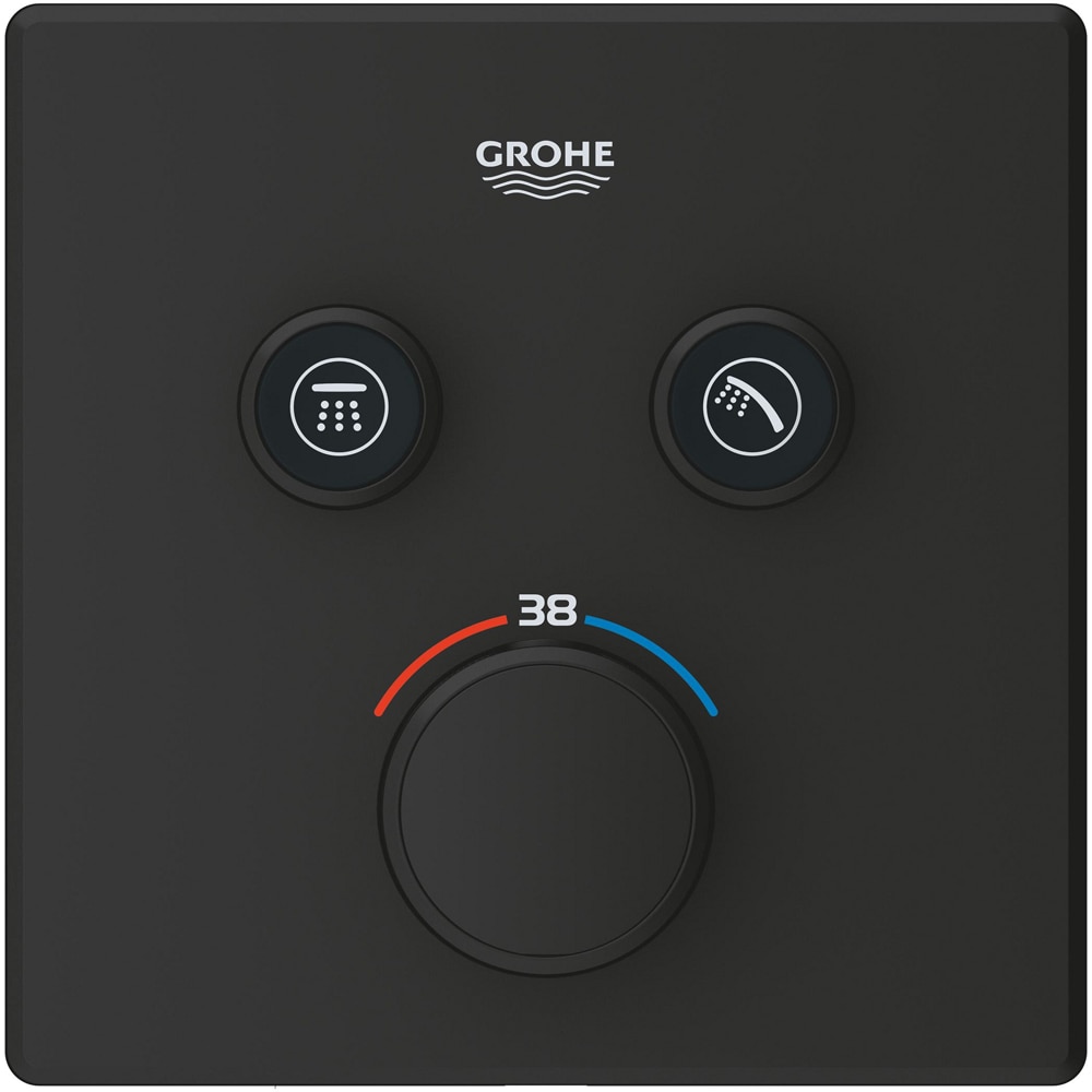 Unitate comanda GROHE Grohtherm SmartControl 102166KF00, termostat, metal, negru