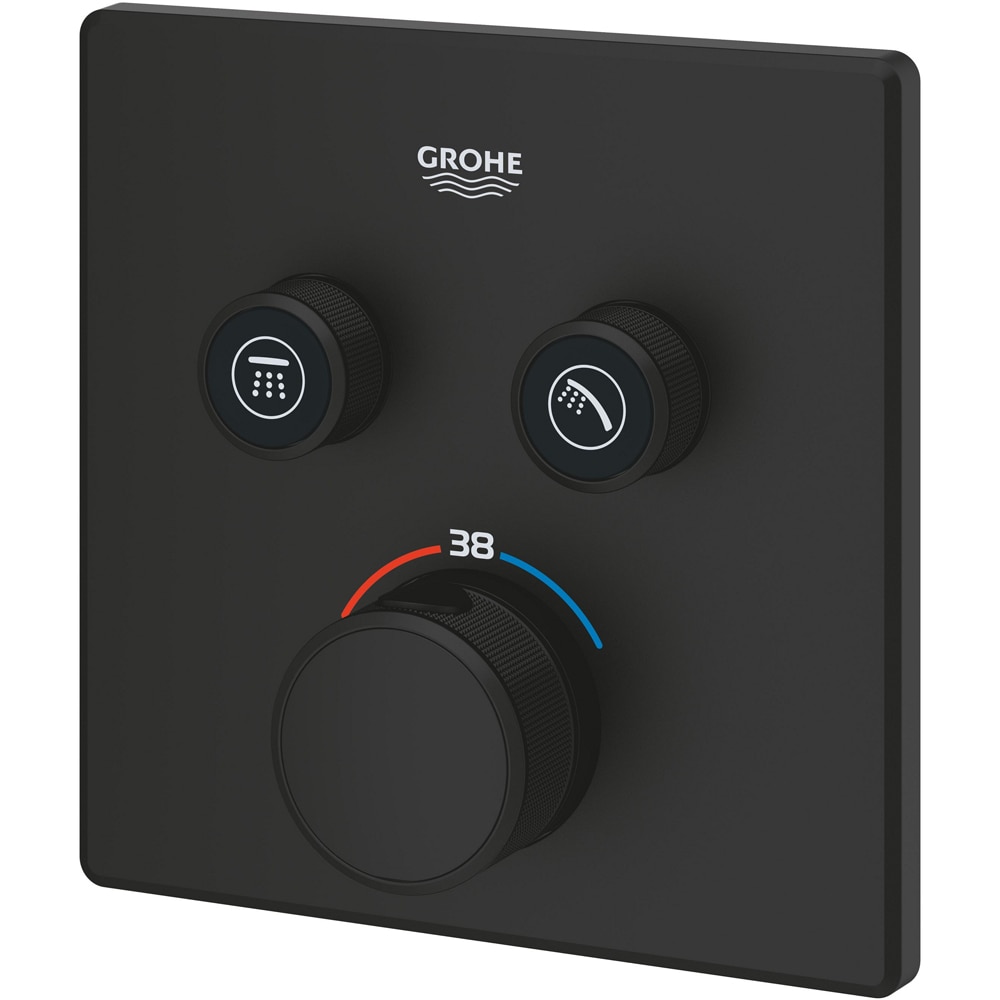 Unitate comanda GROHE Grohtherm SmartControl 102166KF00, termostat, metal, negru