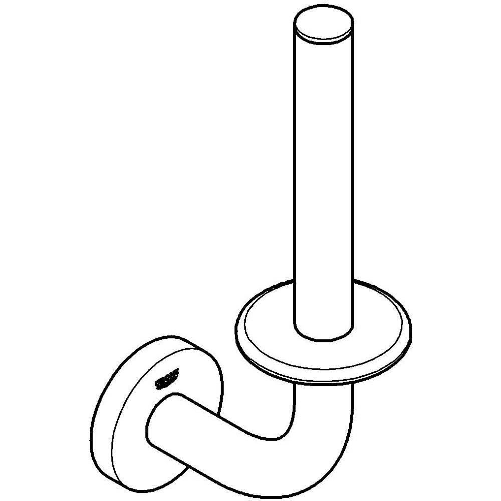 Suport hartie igienica GROHE Essentials 1024692430, negru