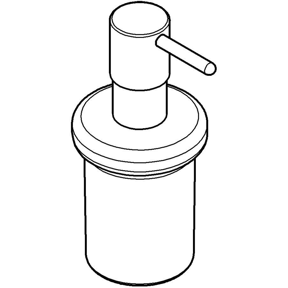 Dispenser sapun lichid GROHE Essentials 1024702430, 160 ml, negru