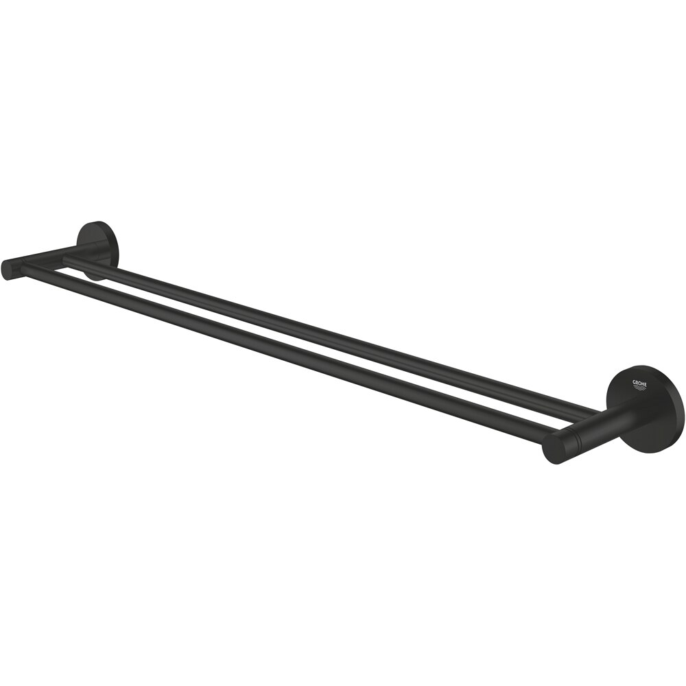 Suport prosop dublu GROHE Essentials 1024732430, 60 cm, negru