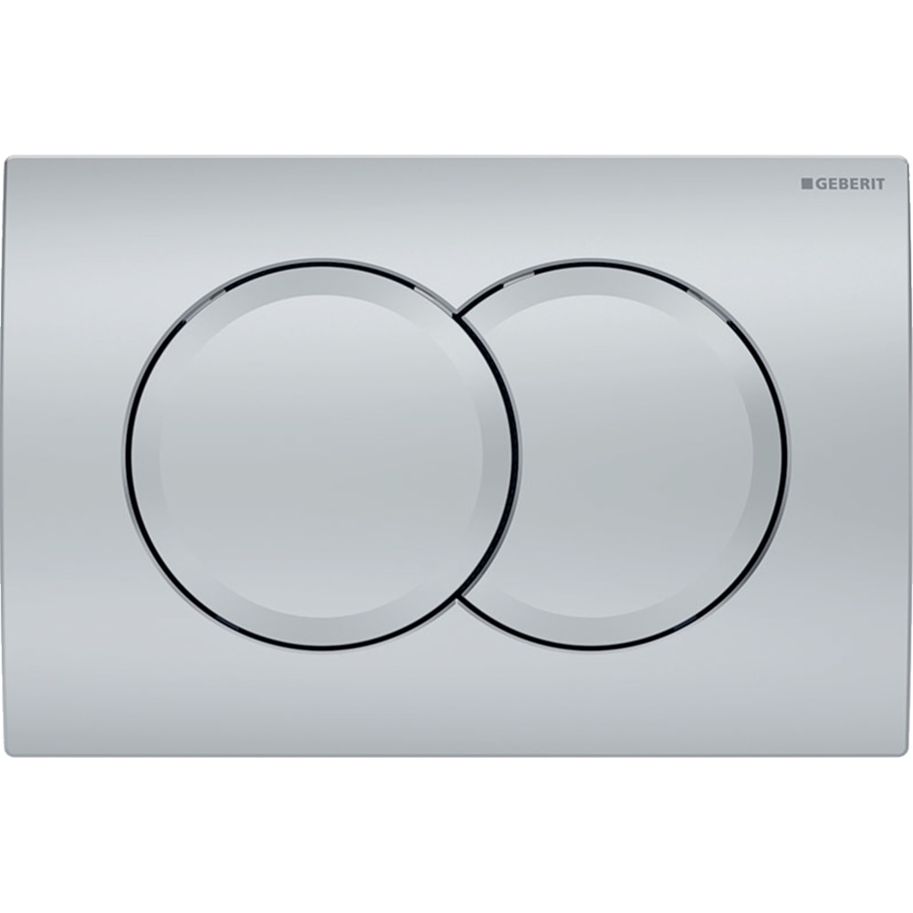 Clapeta actionare GEBERIT Delta 01 115107461, dubla actionare, crom mat