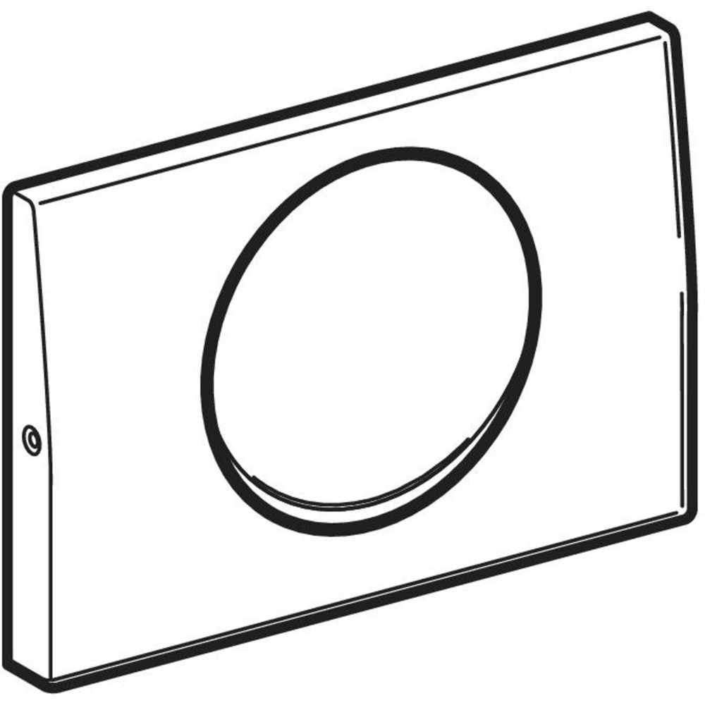 Clapeta actionare GEBERIT Delta 10 115108001, dubla actionare, inox