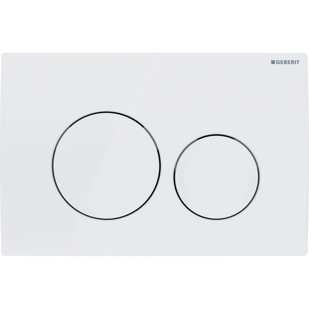 Clapeta actionare GEBERIT Delta 20 115127111, dubla actionare, alb