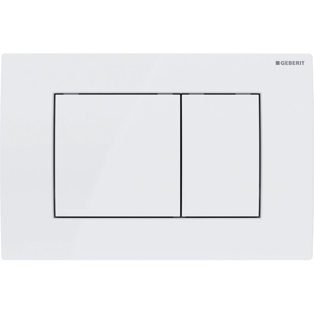 Clapeta actionare GEBERIT Delta 30 115137111, dubla actionare, alb
