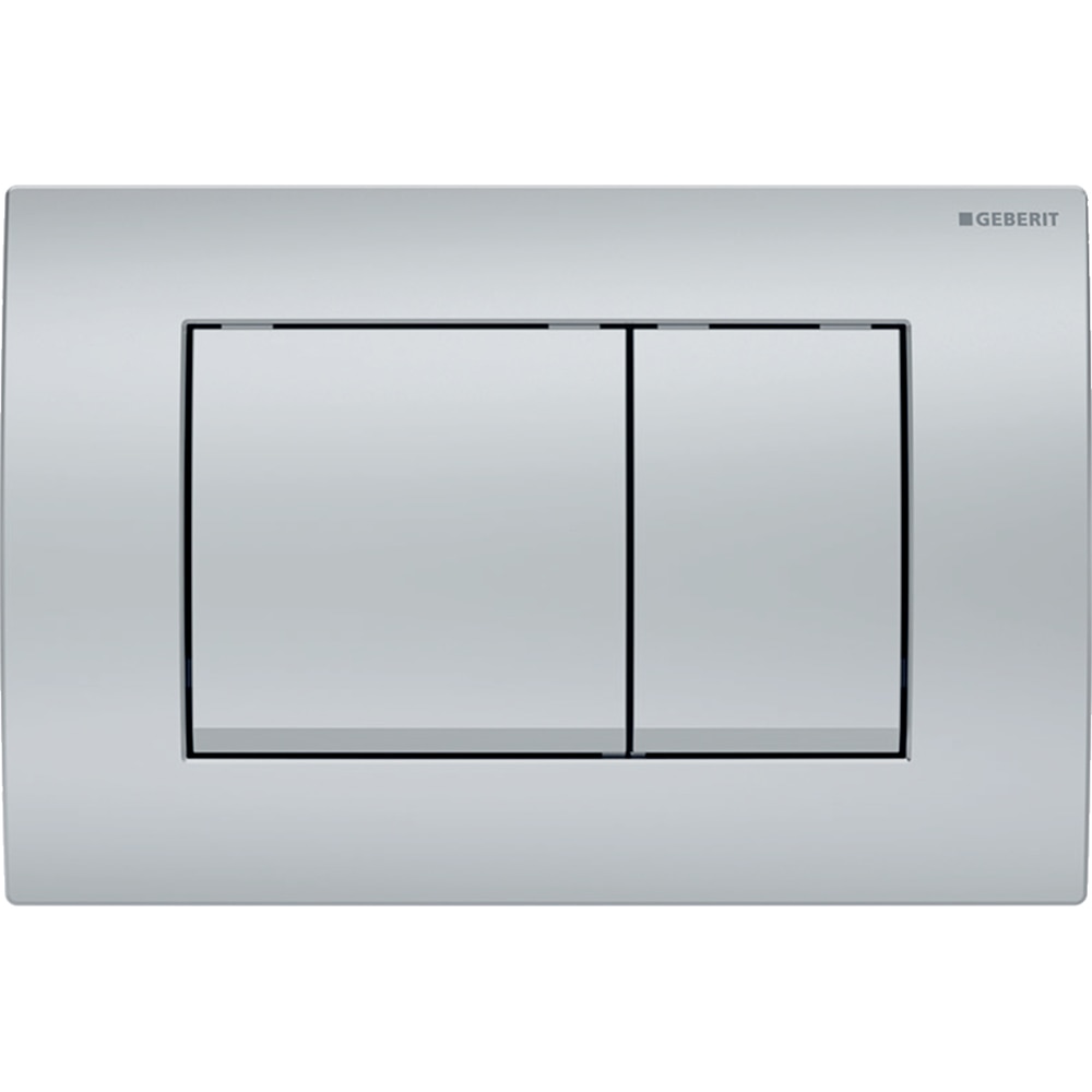 Clapeta actionare GEBERIT Delta 30 115137461, dubla actionare, crom mat