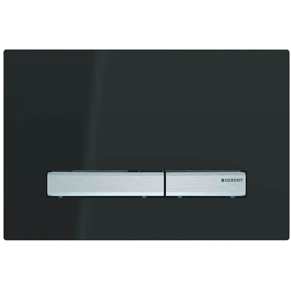 Clapeta actionare GEBERIT Sigma 50 115788DW2, dubla actionare, negru-crom