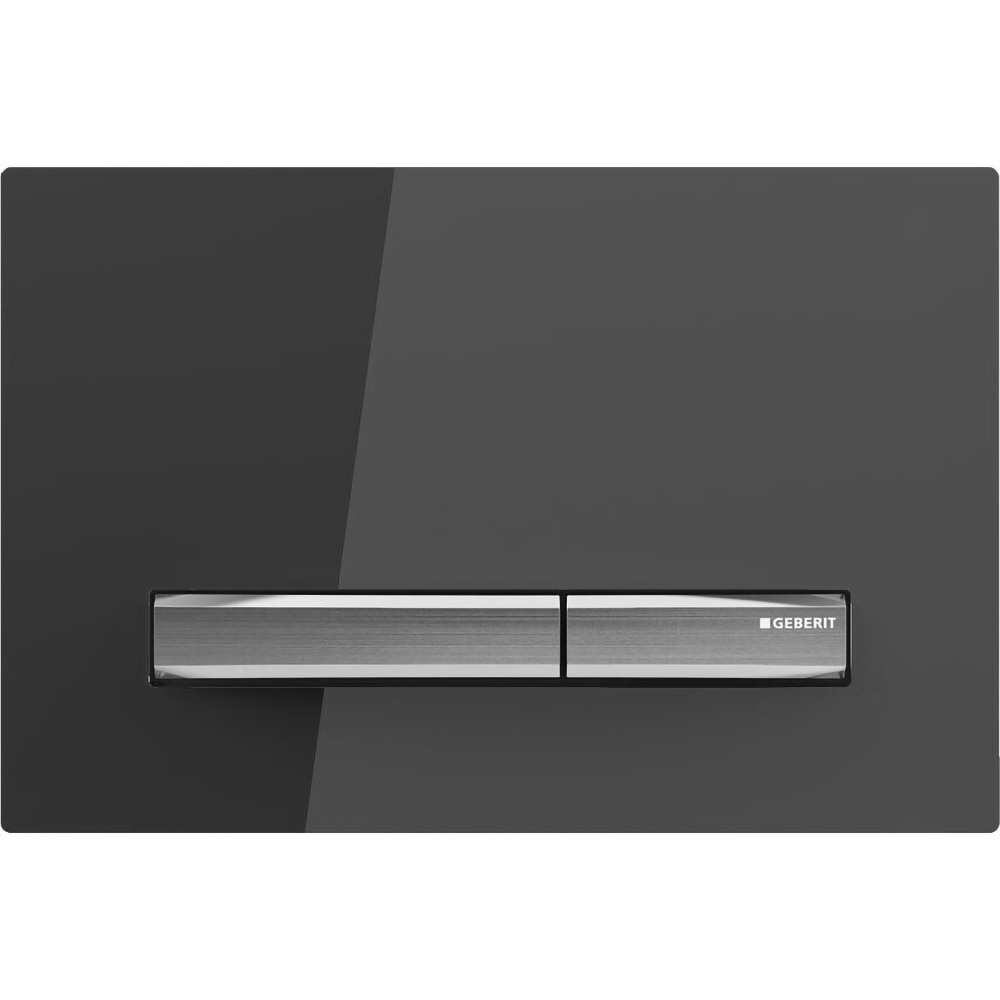 Clapeta actionare GEBERIT Sigma 50 115788SD2, dubla actionare, negru lucios-crom