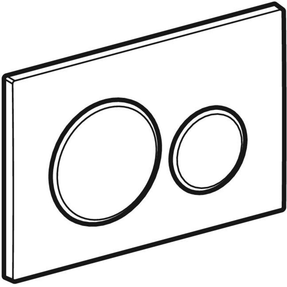 Clapeta actionare GEBERIT Sigma 20 115882SN1, dubla actionare, inox