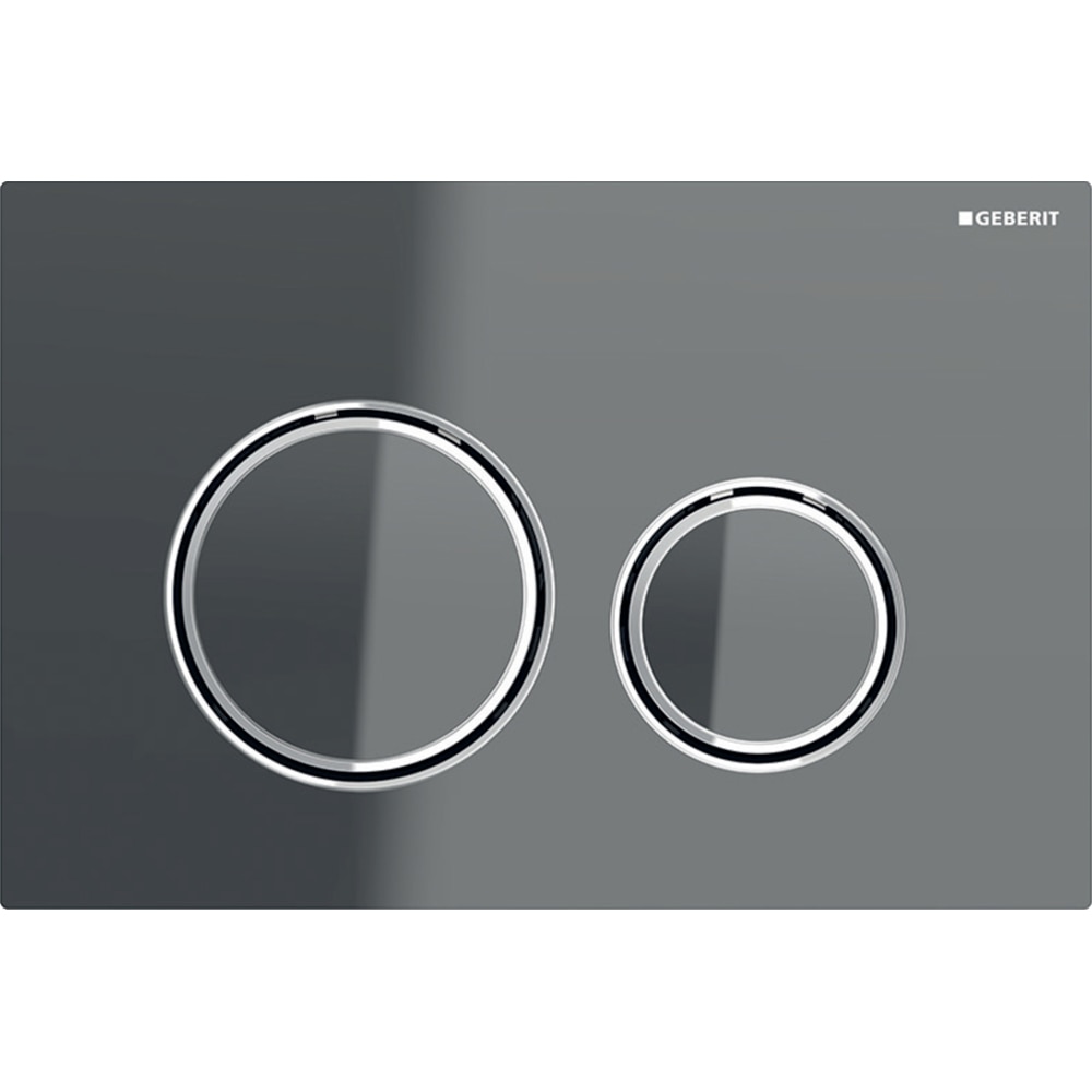 Clapeta actionare GEBERIT Sigma 21 115884JK1, dubla actionare, gri inchis-crom
