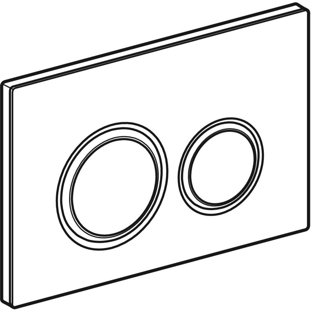 Clapeta actionare GEBERIT Sigma 21 115884JM1, dubla actionare, gri-crom