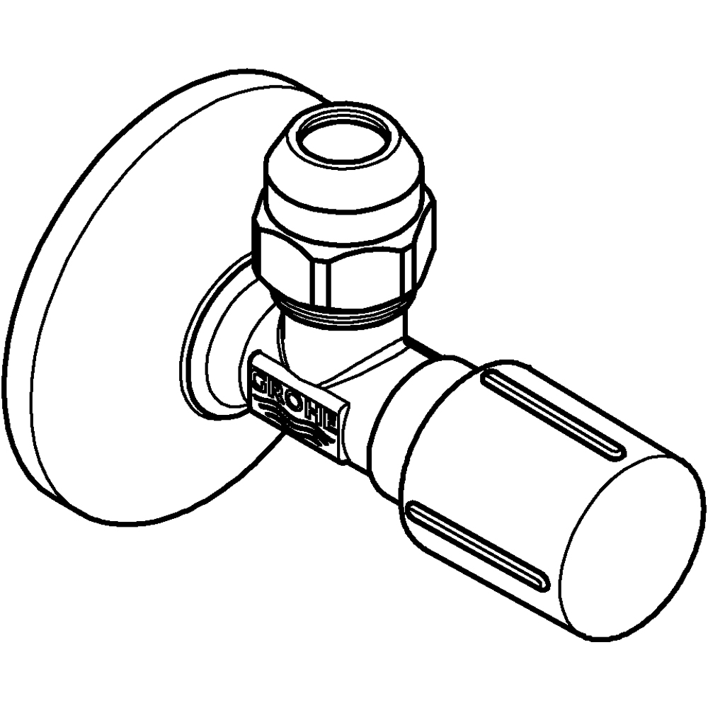 Robinet coltar GROHE 220732430, 1/2", negru