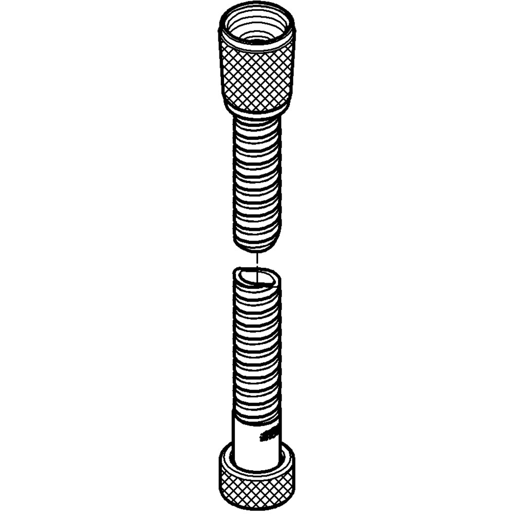 Furtun de dus GROHE Vitalio Flex 27503000, 1.75m, crom