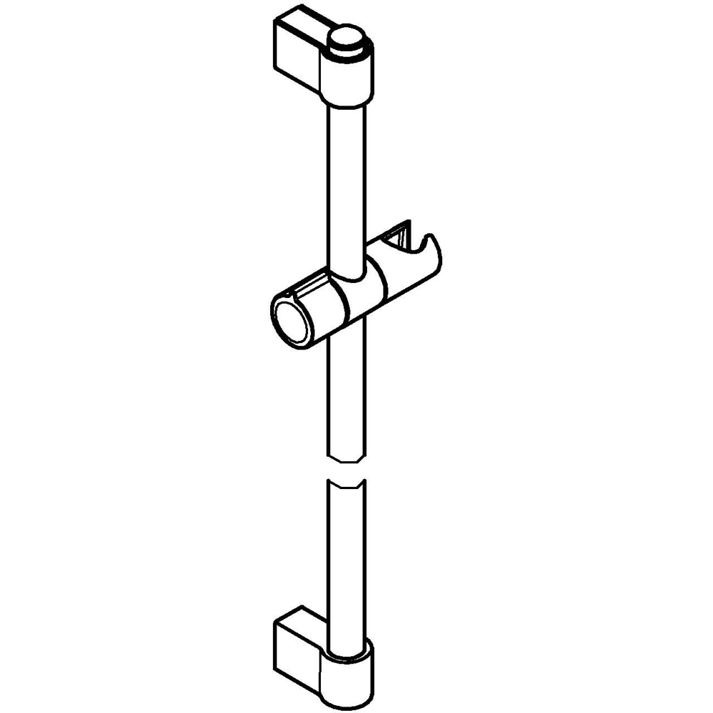 Bara pentru set de dus GROHE Tempesta 275232431, ABS, 60 cm, negru