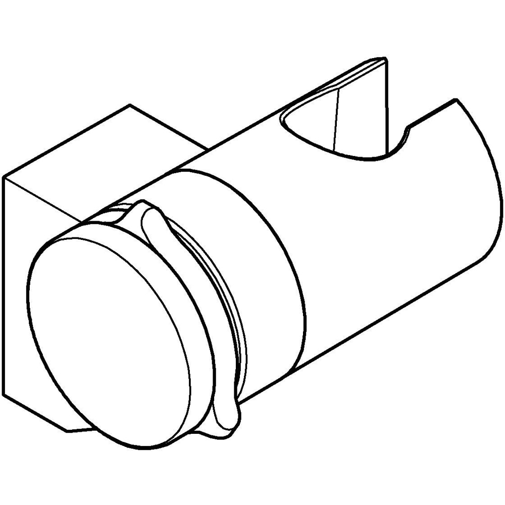 Suport para dus tip cuier GROHE Tempesta 275952431, pivotant, ABS, negru