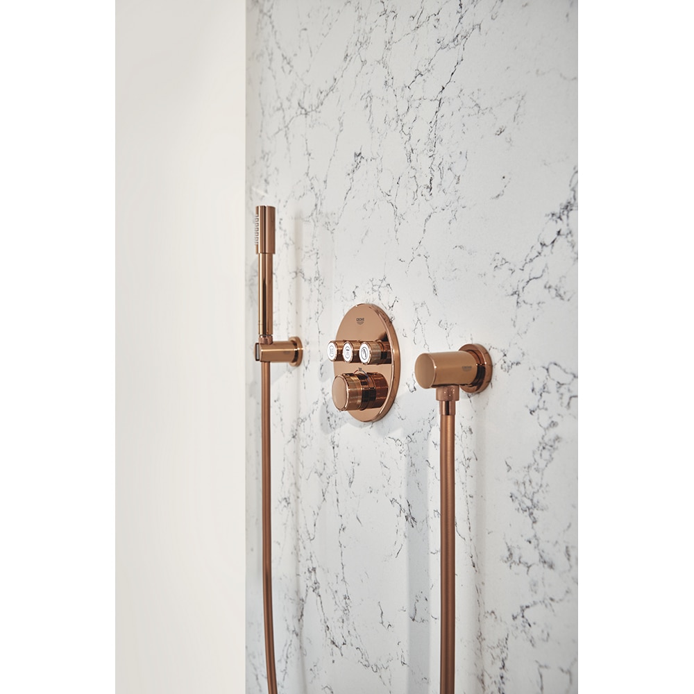 Furtun de dus GROHE Silverflex 28388DA0, 1.75m, bronz