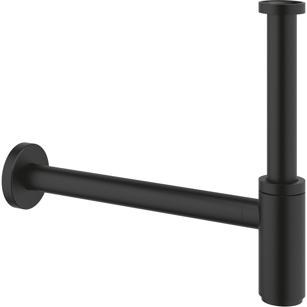 Sifon lavoar GROHE 29509KF0, 1 1/4", evacuare orizontala, negru
