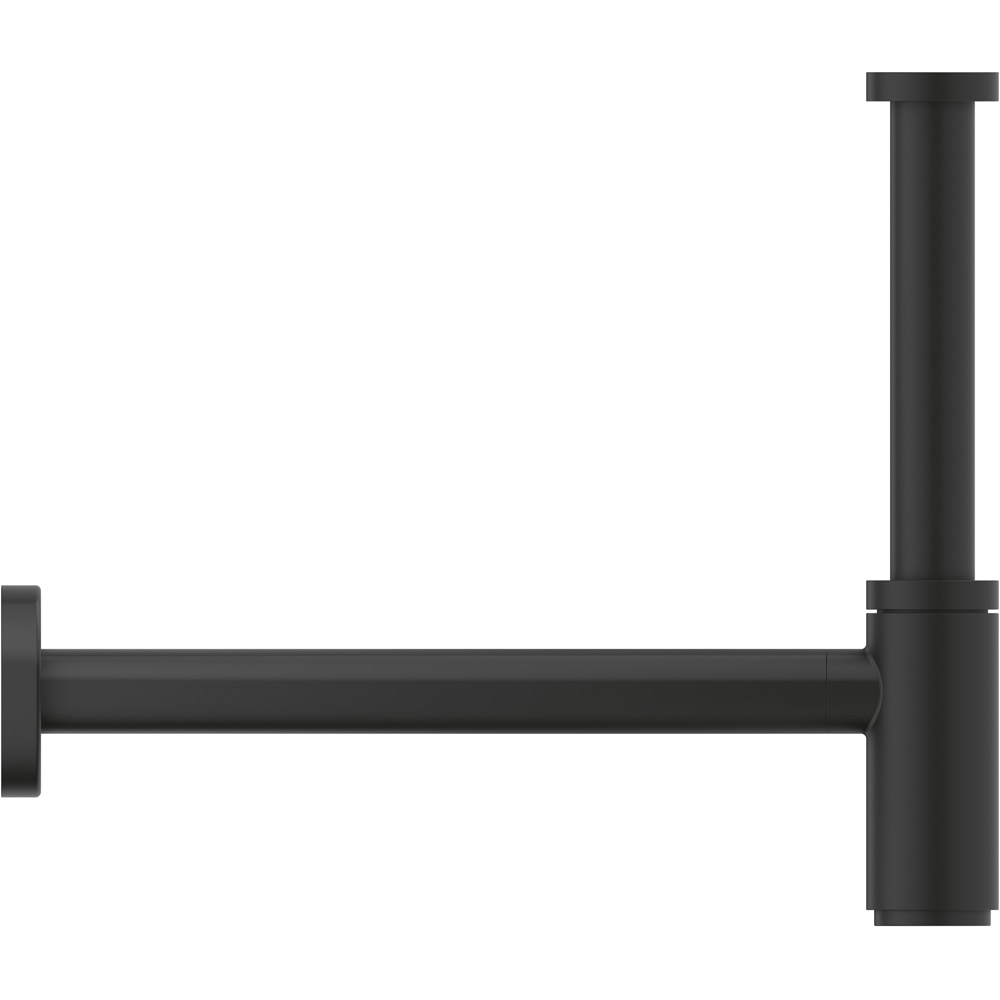 Sifon lavoar GROHE 29509KF0, 1 1/4", evacuare orizontala, negru
