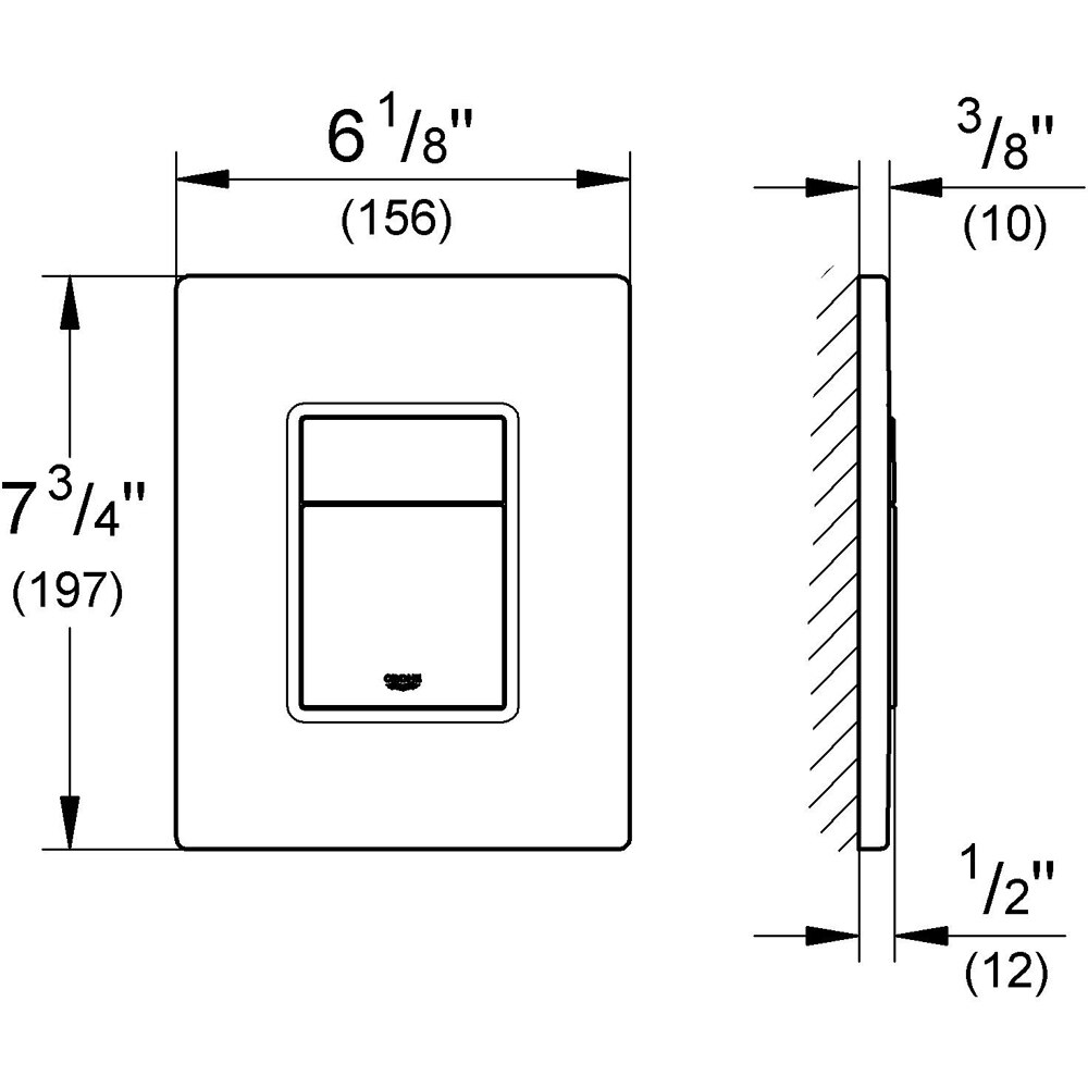 Clapeta actionare GROHE Skate Cosmopolitan 38732GN0, dubla actionare, auriu
