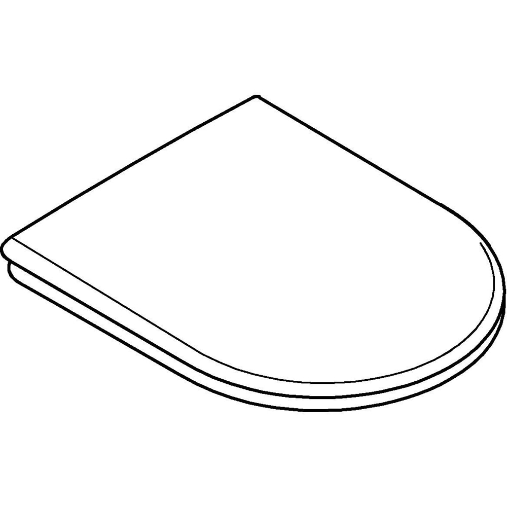 Capac WC GROHE Essence 39576000, duroplast, alb