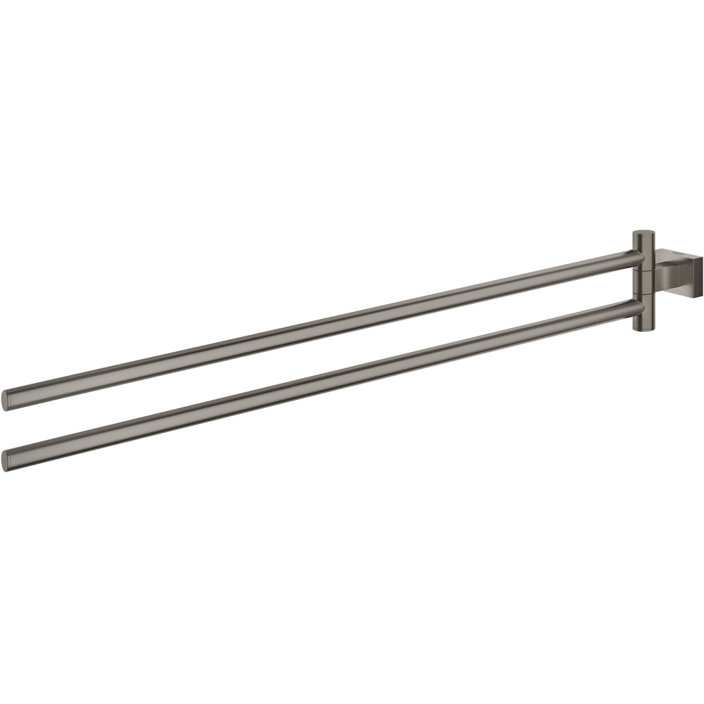 Suport prosop dublu GROHE Essentials Cube 40624AL1, grafit