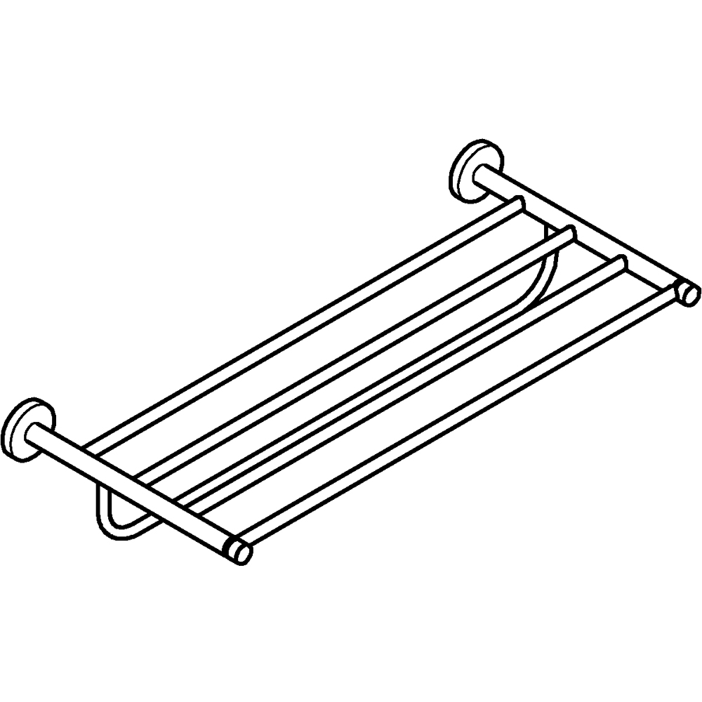 Suport prosop tip bara GROHE Essentials 40800A01, 60 cm, grafit
