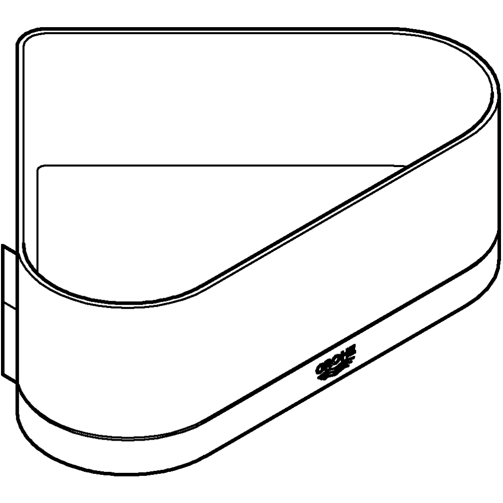 Etajera baie tip raft-colt GROHE Selection 41038000, crom