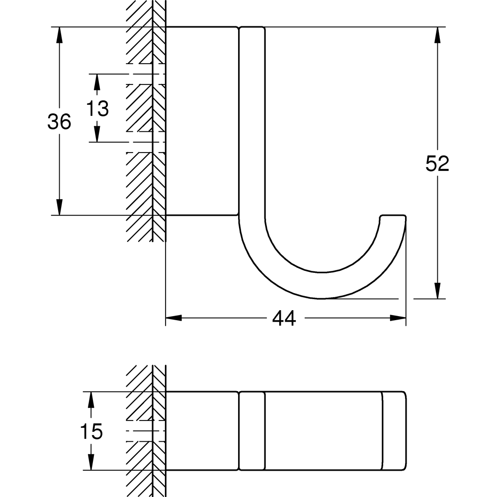 Agatatoare GROHE Selection 41039A00, grafit