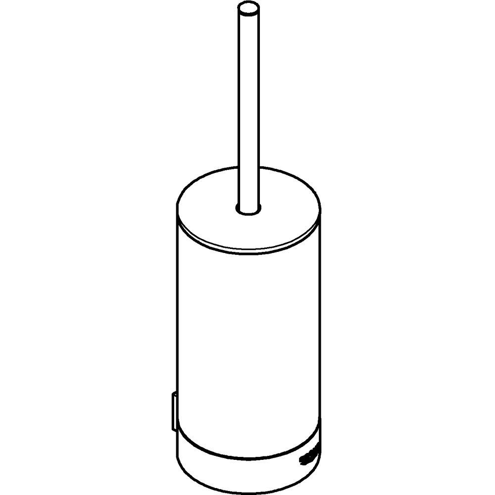 Set perie toaleta GROHE Selection 41076GL0, auriu