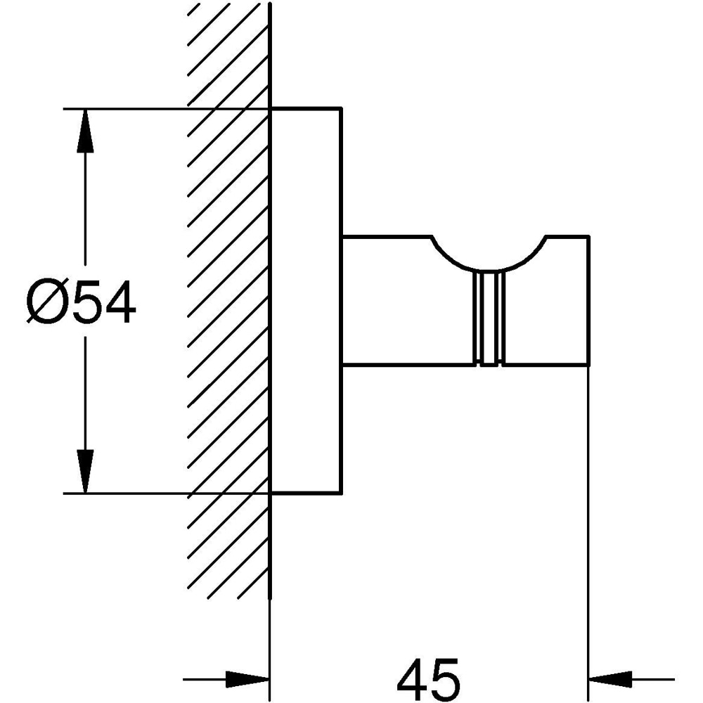 Agatatoare GROHE Start 41173000, crom