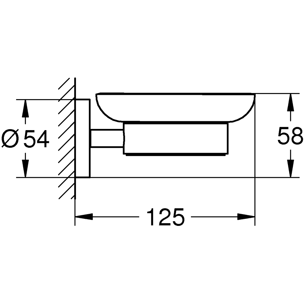 Suport sapun GROHE Start 41193000, crom