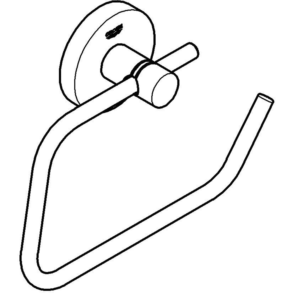 Suport hartie igienica GROHE Start 41200000, crom