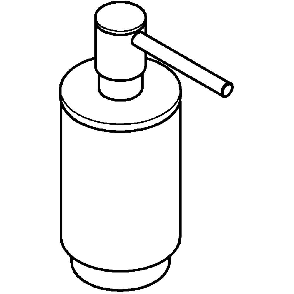 Dispenser sapun lichid GROHE Selection 41218KF0, 120 ml, negru