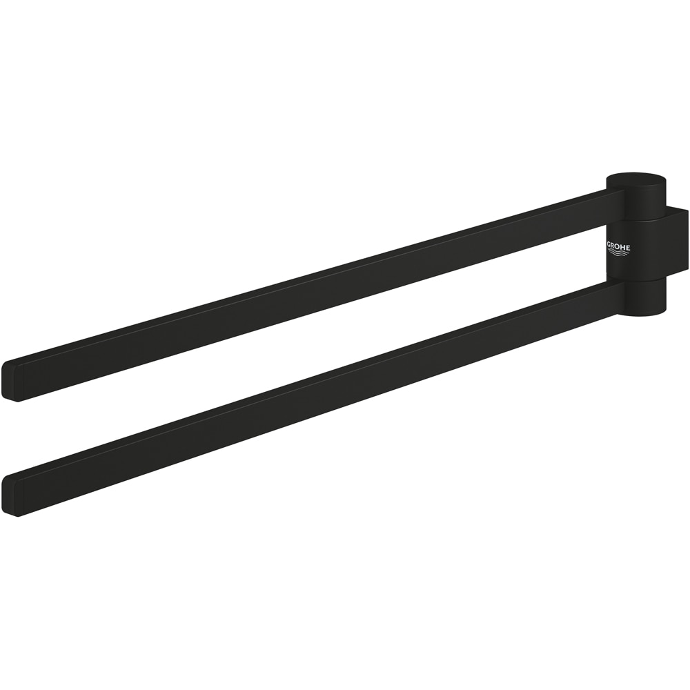 Suport prosop dublu GROHE Selection 41219KF0, negru