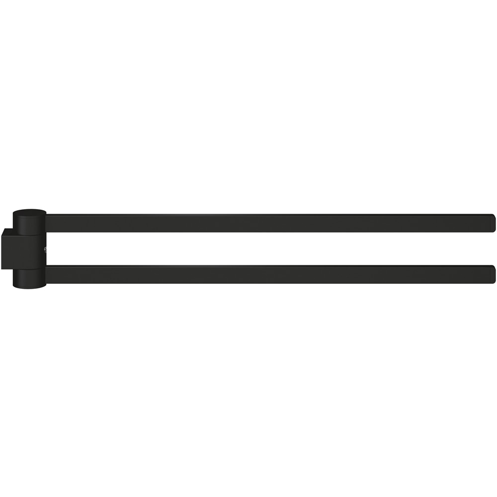 Suport prosop dublu GROHE Selection 41219KF0, negru