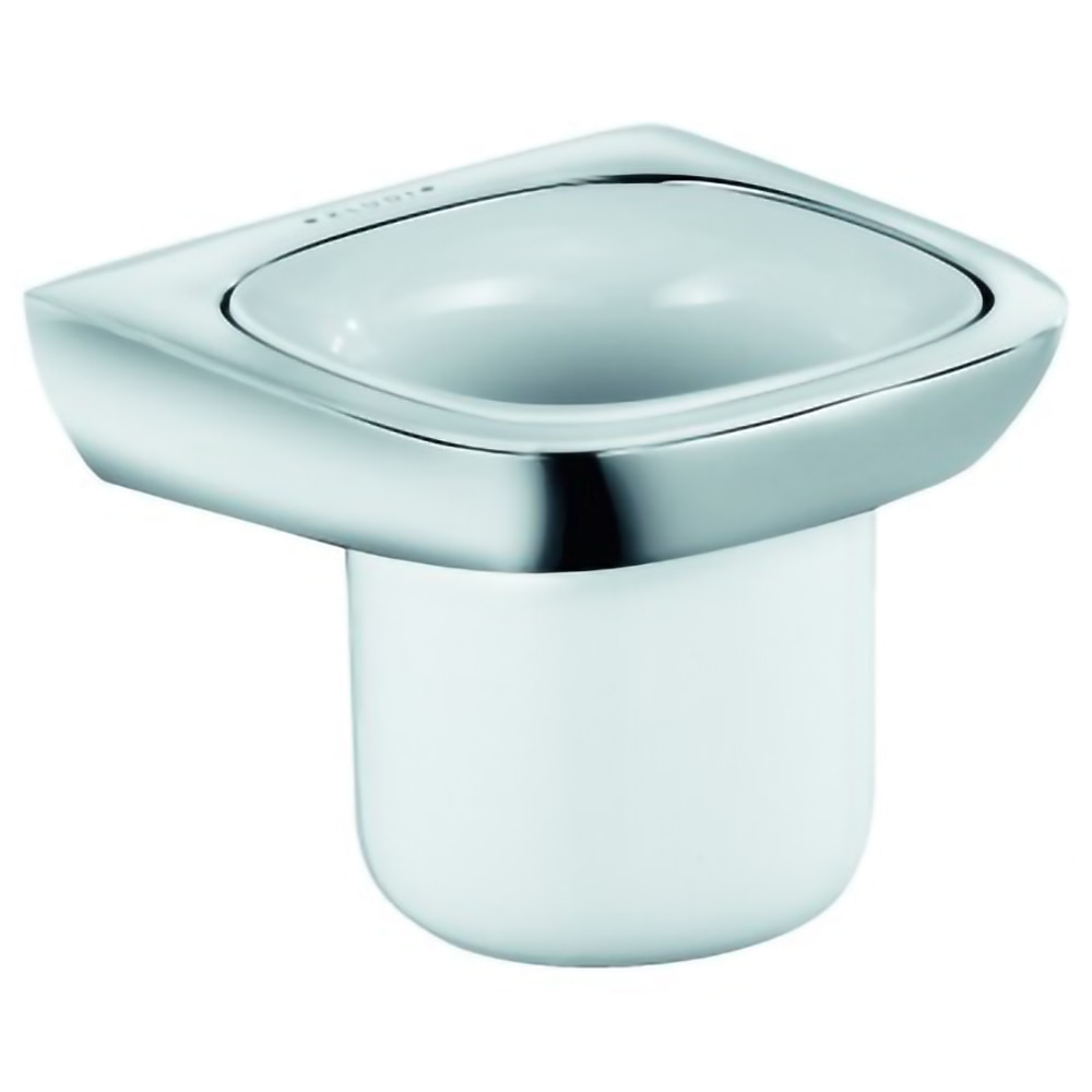 Suport pahar KLUDI Amba 5397505, crom-alb