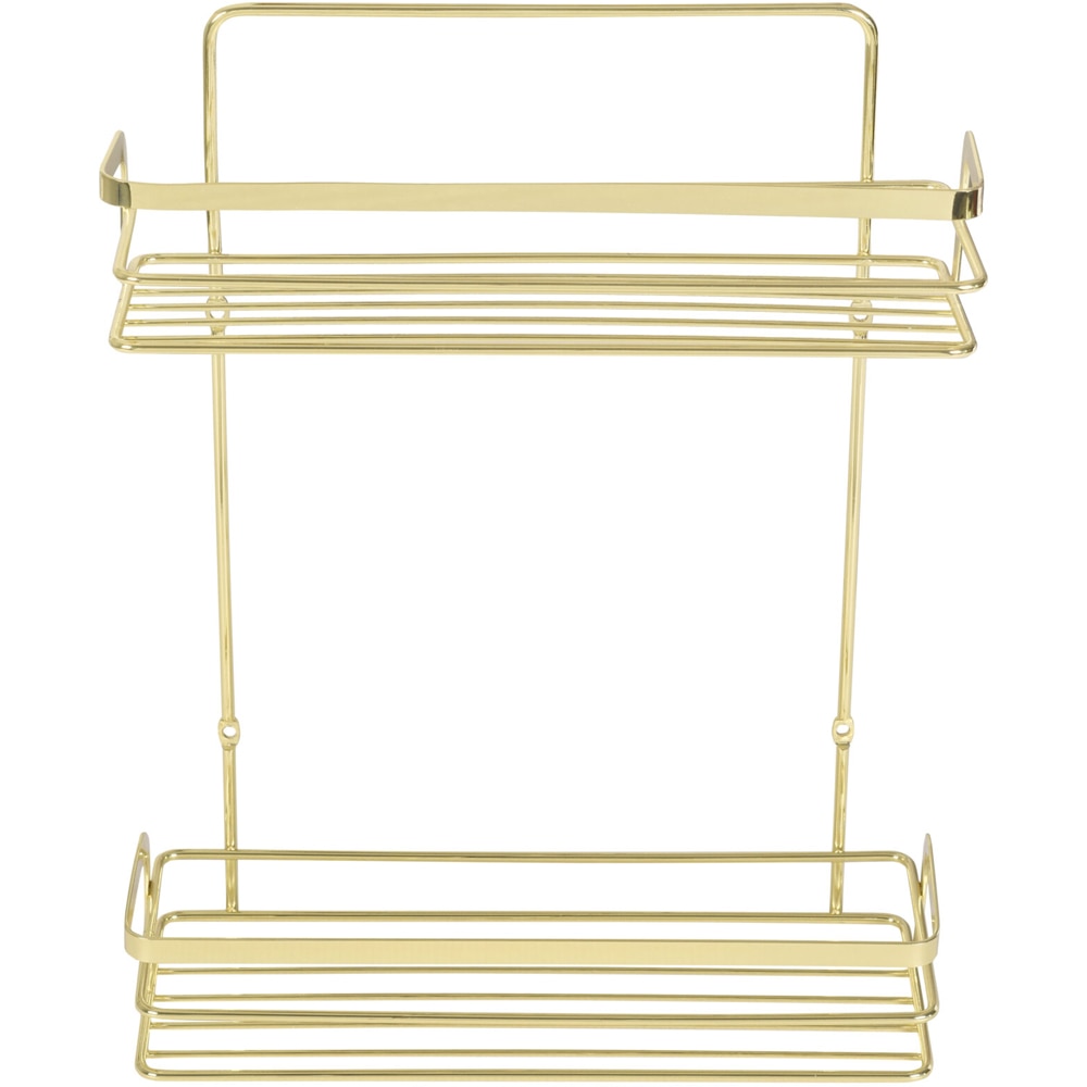 Etajera baie BISK Niagara 05772, 2 polite, auriu