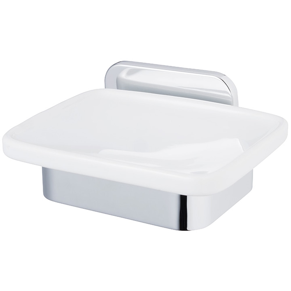 Savoniera BISK Tore 07826, alb-crom