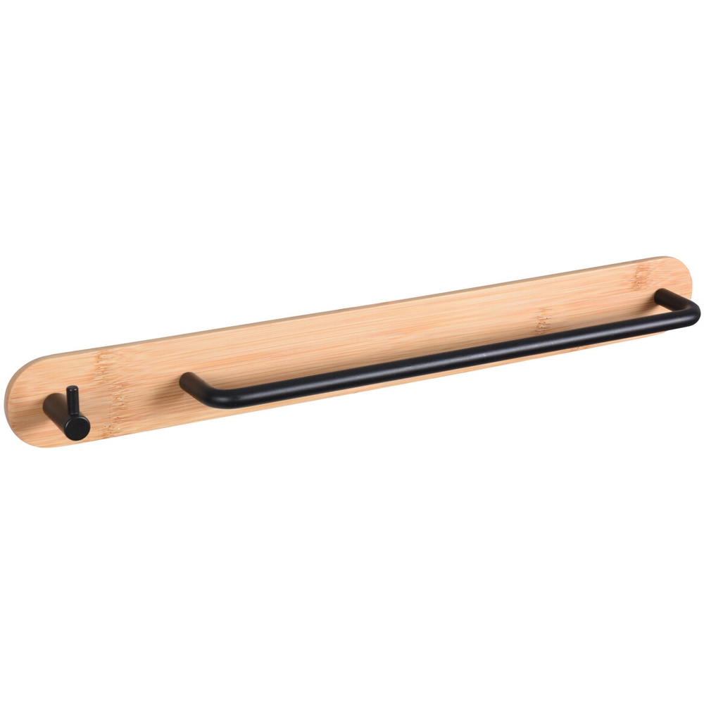 Suport prosop BISK Plain 08059, 40 cm, agatatoare, maro-negru