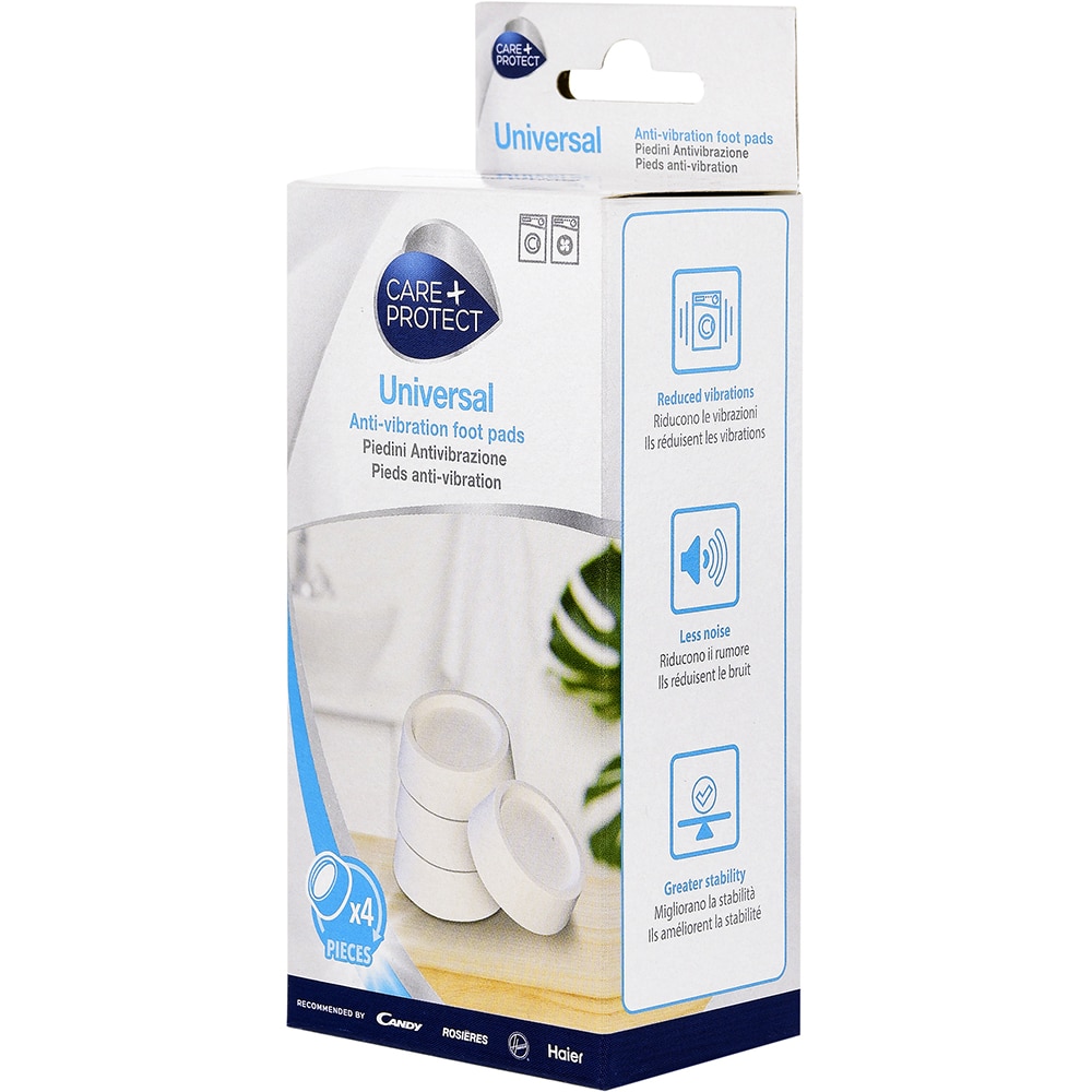 Picioruse antivibratie din cauciuc CANDY Care+Protect CAF1001, 4 bucati
