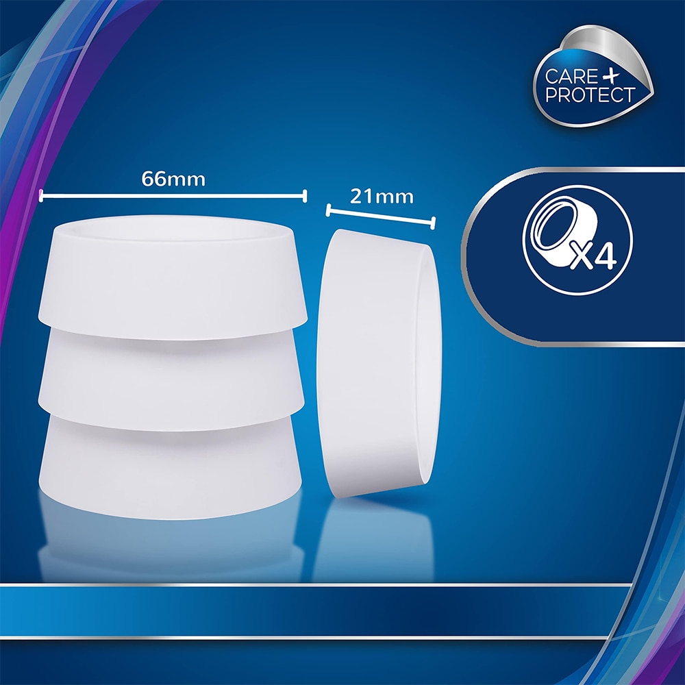 Picioruse antivibratie din cauciuc CANDY Care+Protect CAF1001, 4 bucati